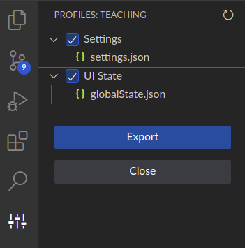 VS Code Profiles: Manage configurations easily for workflows