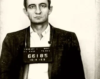 mugshot of johnny cash
