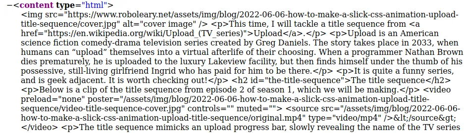 feed excerpt in firefox