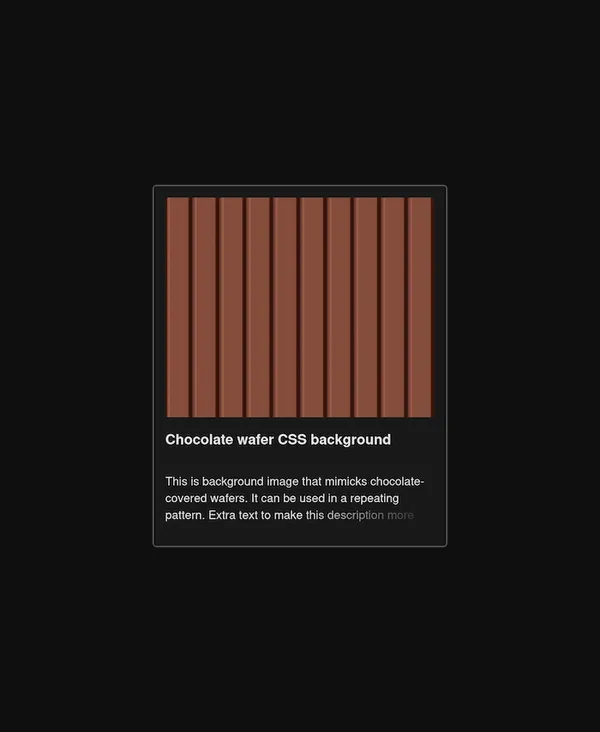 card with a description truncated to 3 lines and the final line is faded out